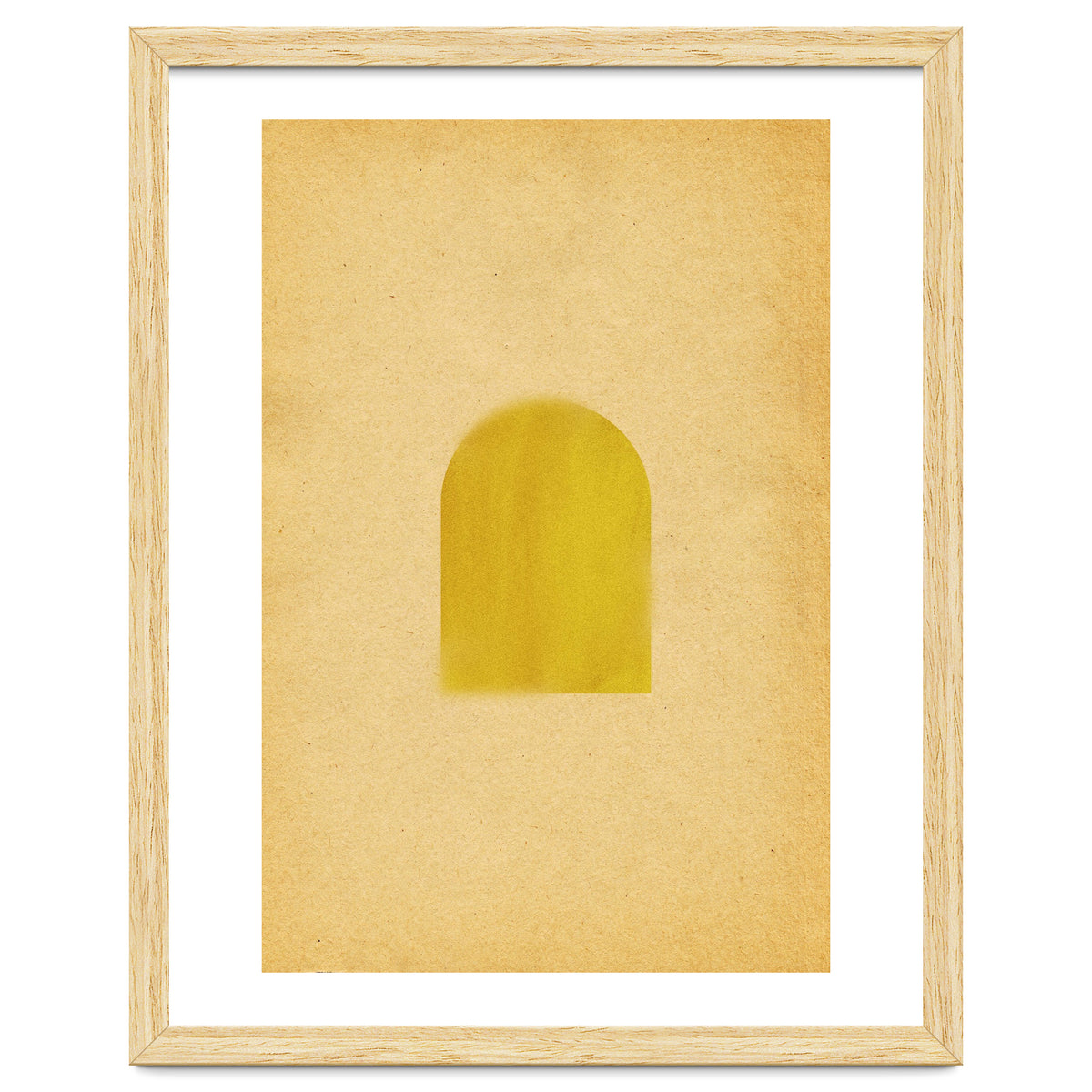 Minimaist acid mustard arch