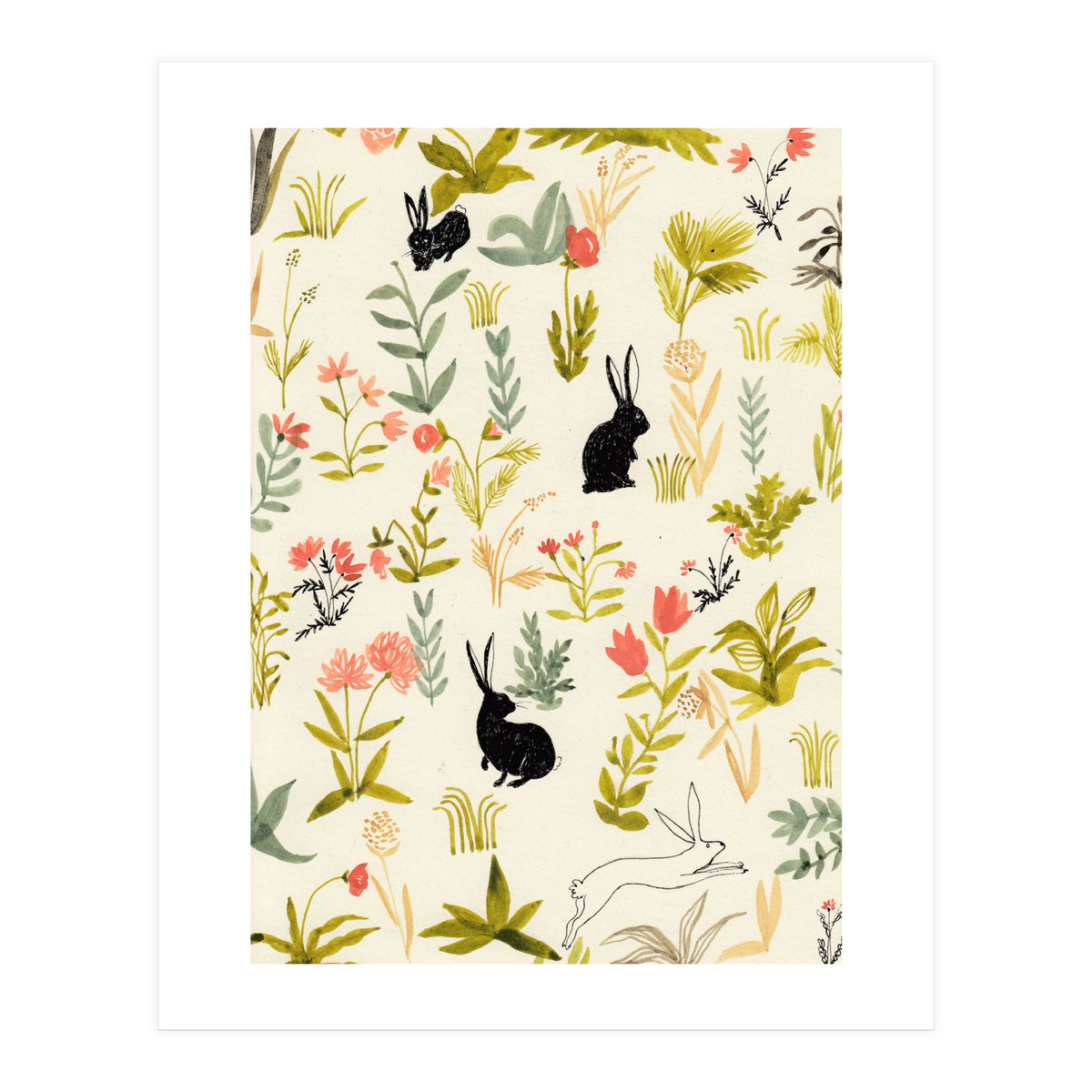 Black Rabbits (Print Only)