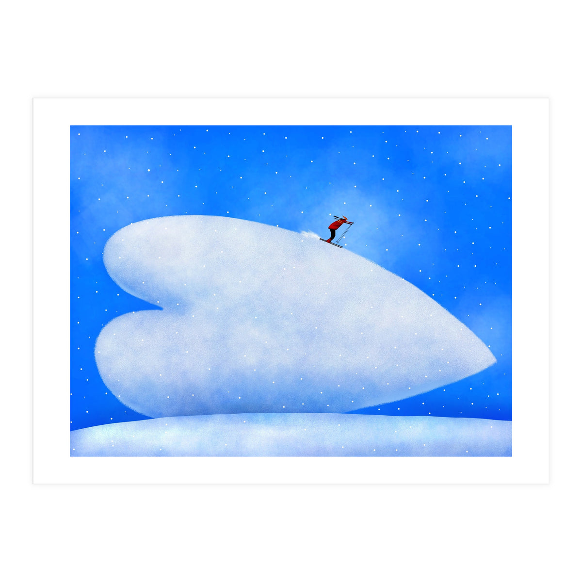 Love Of Skiing (Print Only)