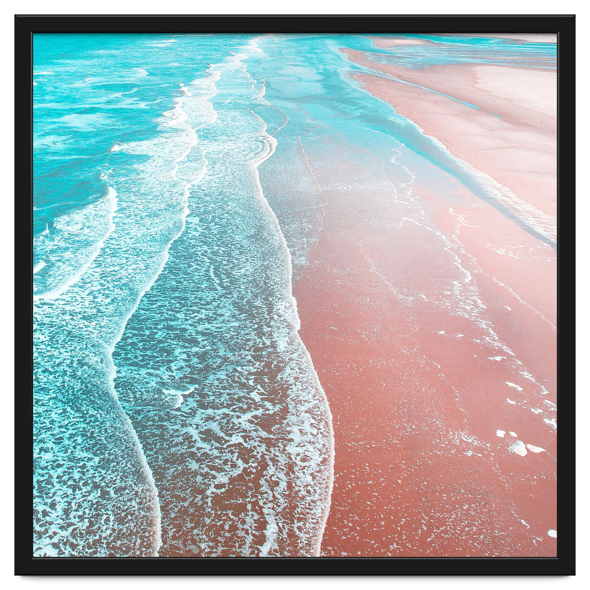 Sea Blue And Rose Gold