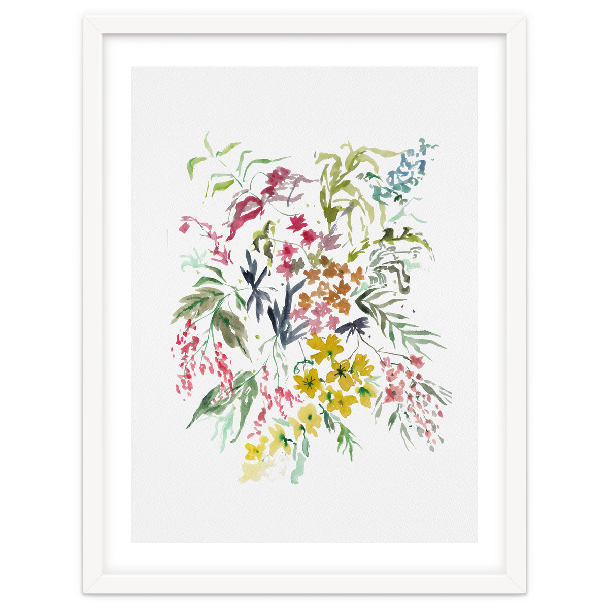 Autumn Bush Watercolour