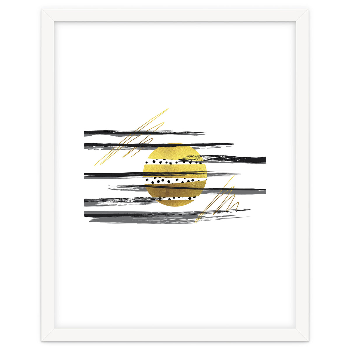 Deco Lines No. 3 – Full Moon