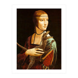 Lady With A Velociraptor (Print Only) thumbnail