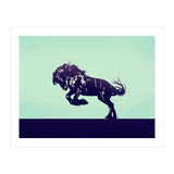Dark Blue Stallion (Print Only) thumbnail