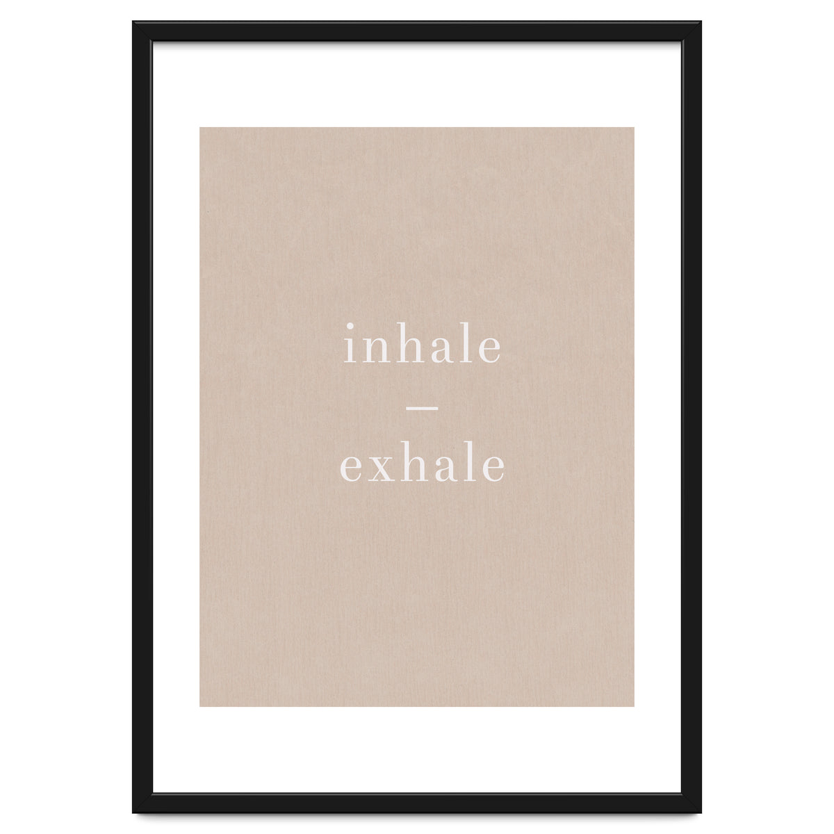 Inhale Exhale Beige Yoga