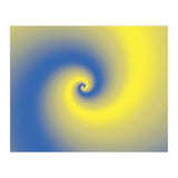 Yellow & Blue Abstract  (Print Only) thumbnail