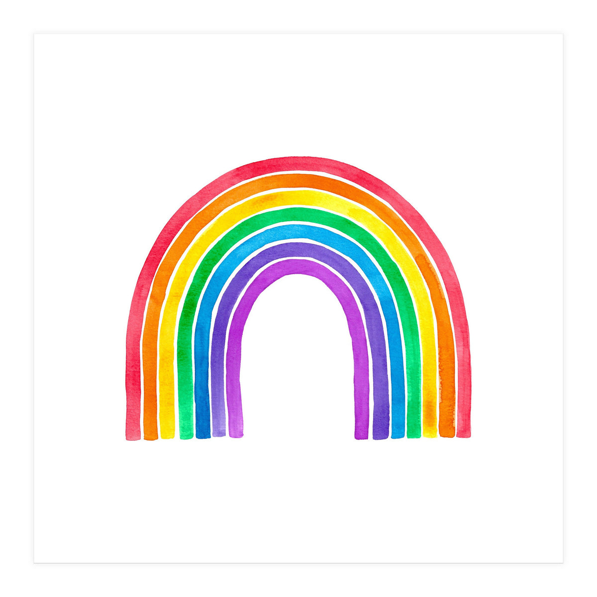 Watercolour Rainbow (Print Only)