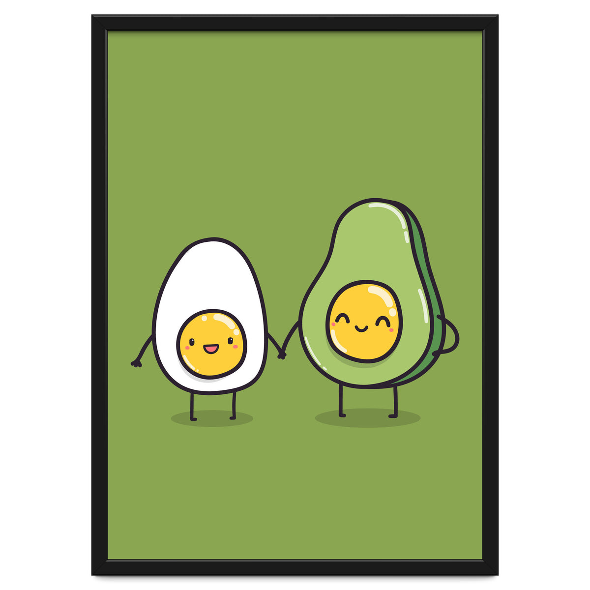 Egg Avocado best friends