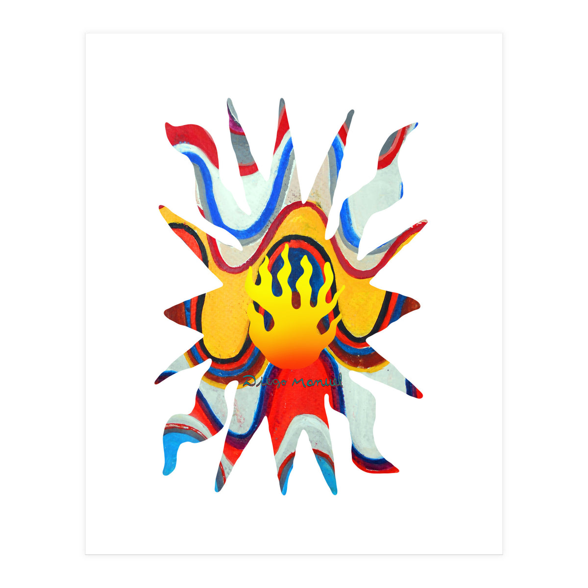 Fuego 35 Copia (Print Only)