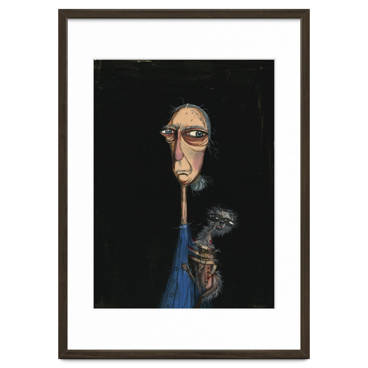 Woman Holding A Chihuahua