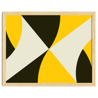 Geometric Shapes No. 4 - yellow, black & white