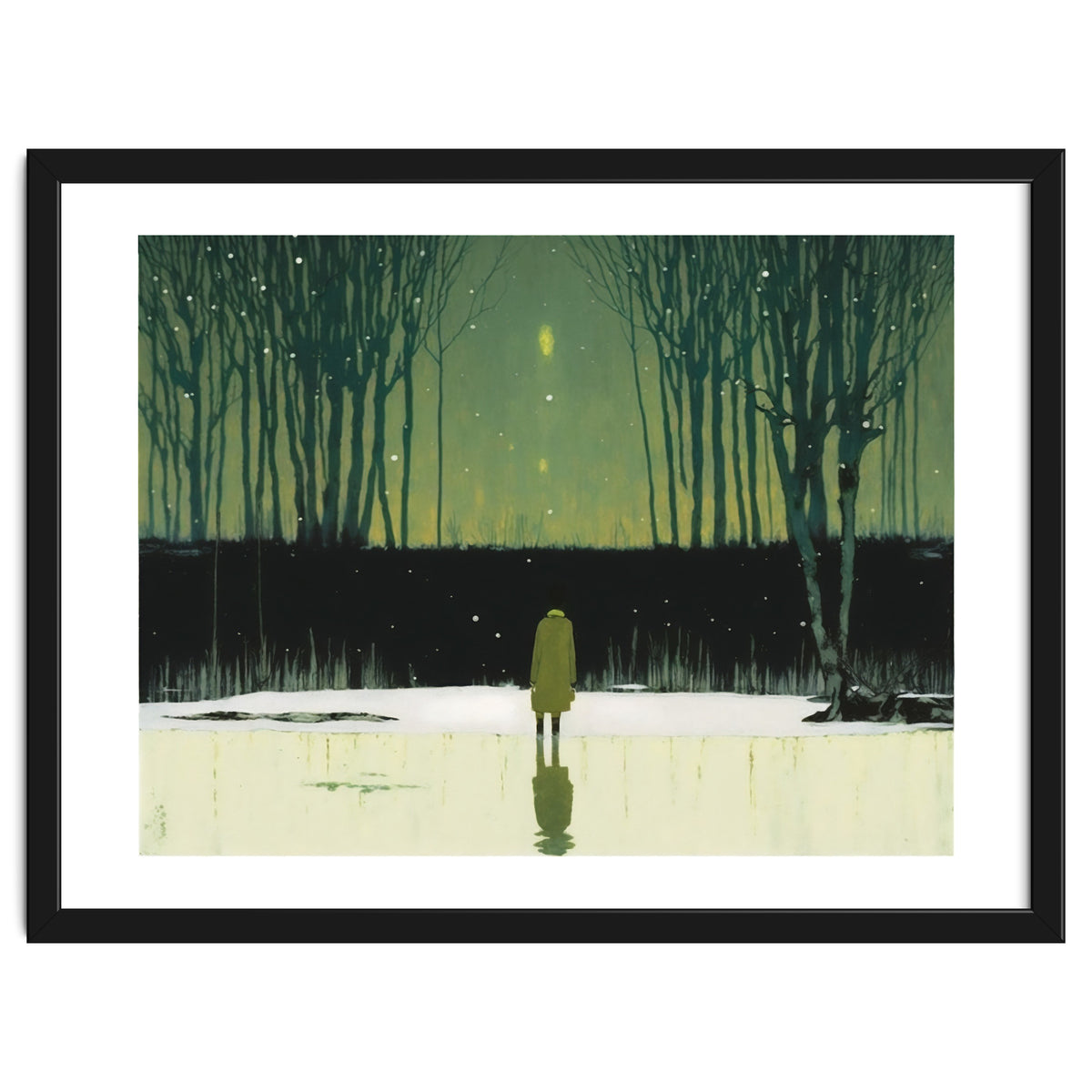 Eerie Woods Landscape