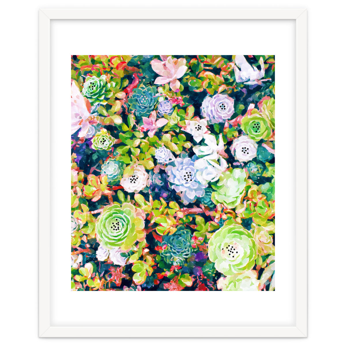 Watercolor Succulents