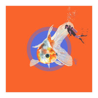 Koi Carp N Diver (Print Only)