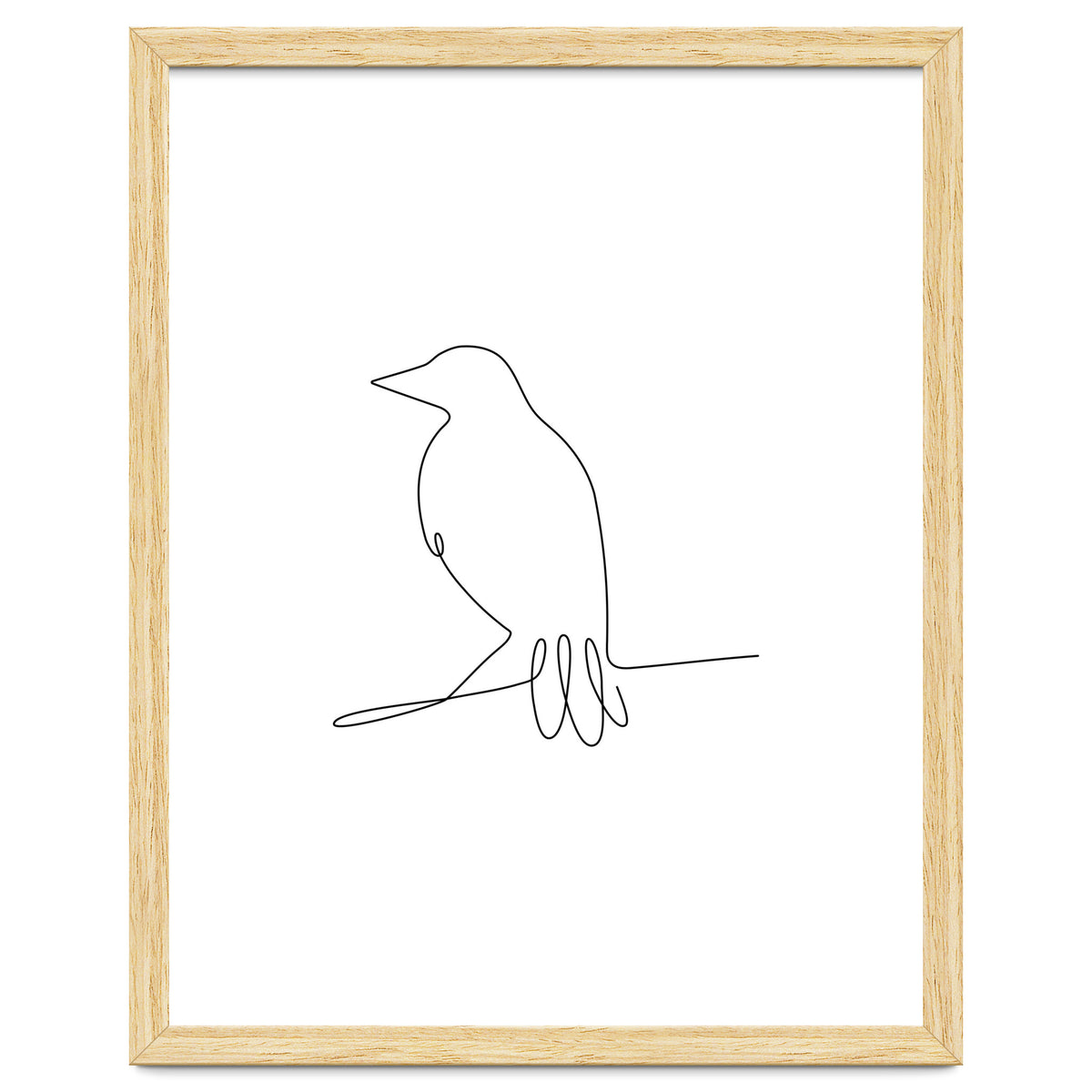 One Line Art Bird II