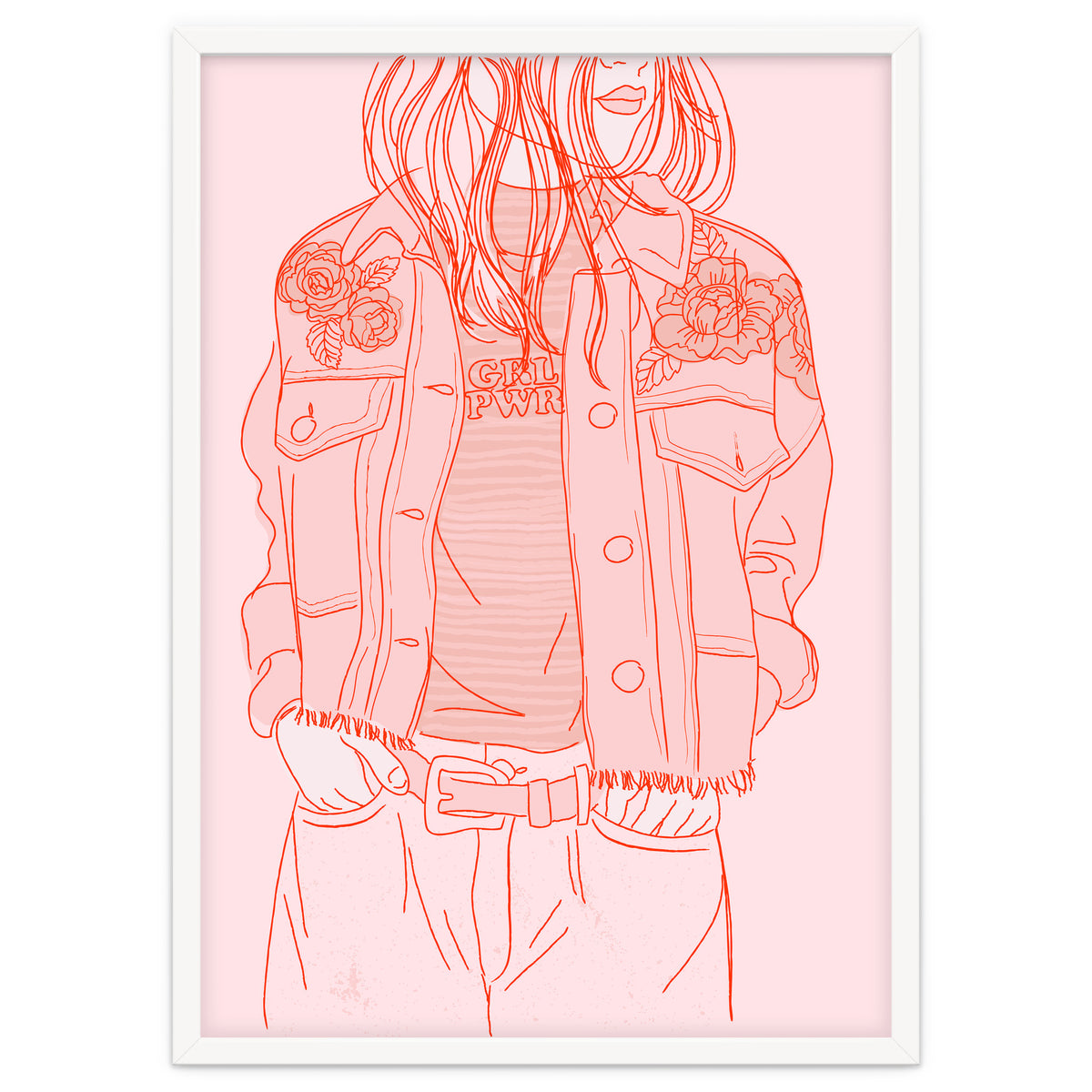 Pink Jeans Jacket