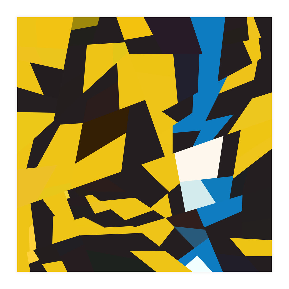 Blue and Yellow (Print Only)