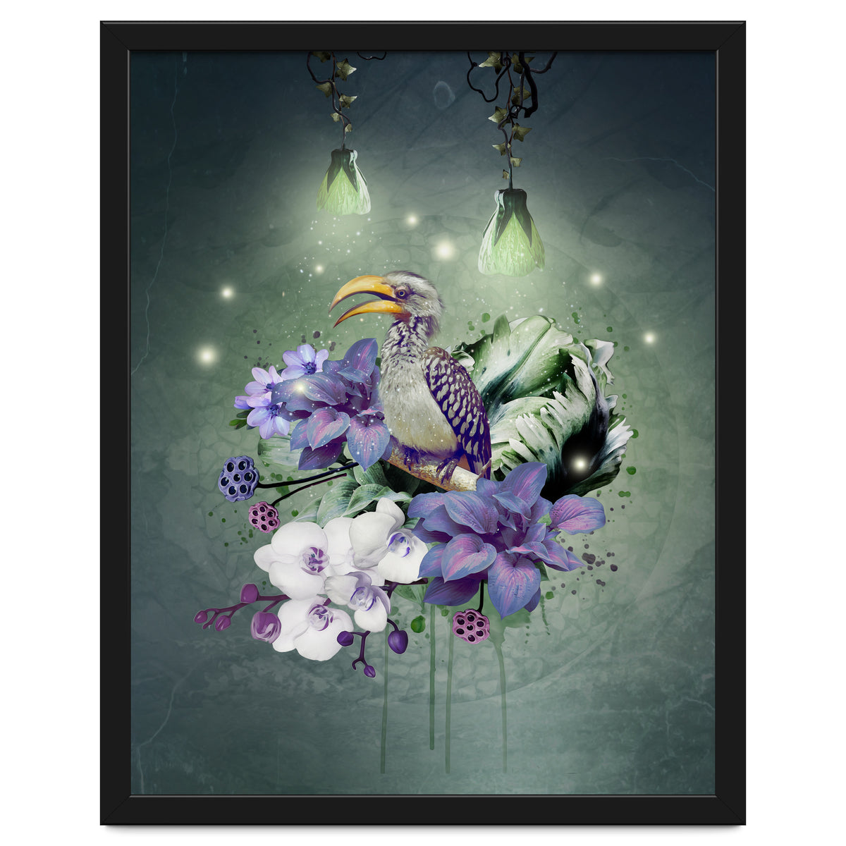 Floral Magic Hornbill