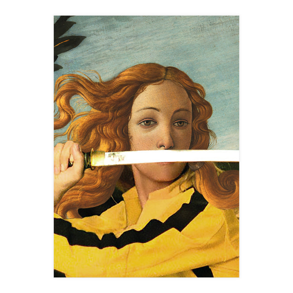Venus of Sandro Botticelli and Beatrix Kiddo from Kill Bill (Print Only)