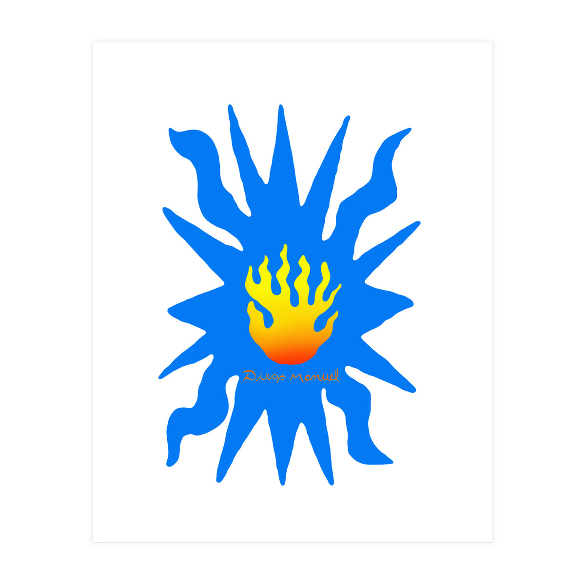 Fuego 42 Copia (Print Only)