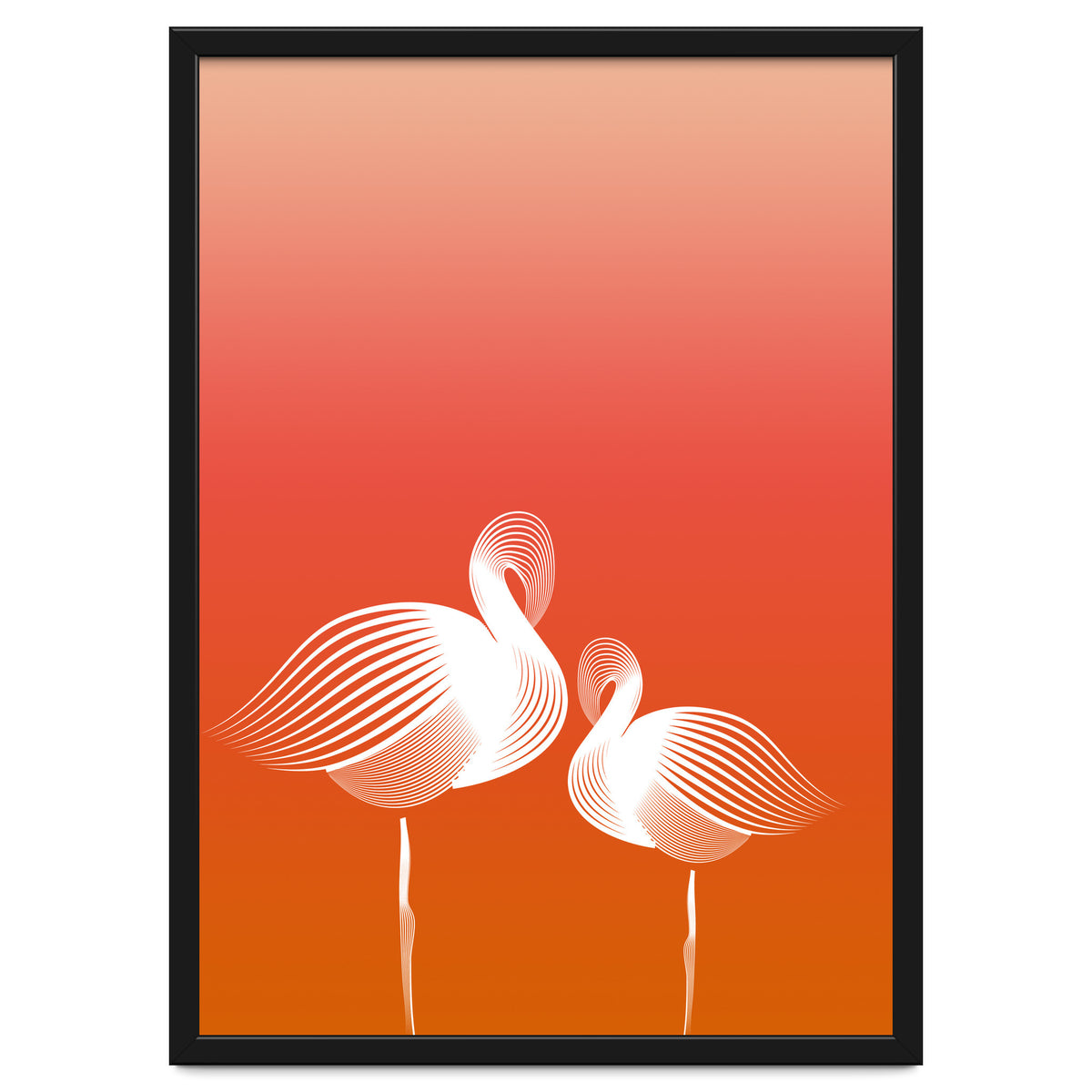 Meditating Flamingos