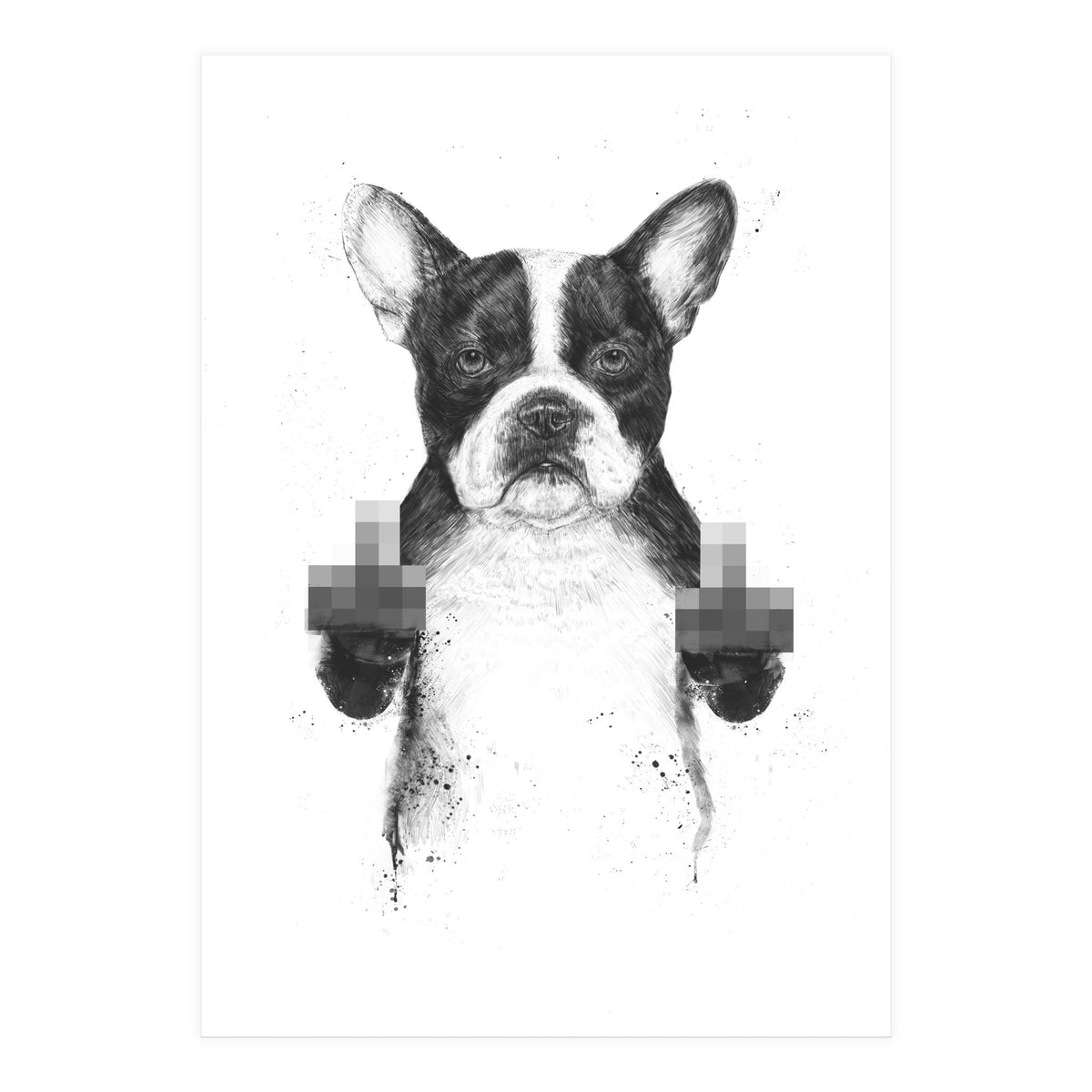 Censored Dog (Print Only)