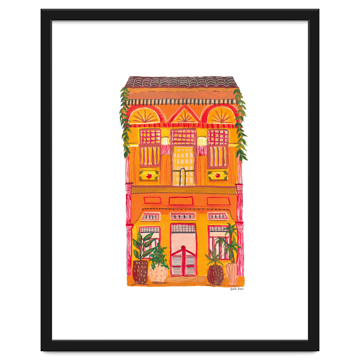 Orange House A4