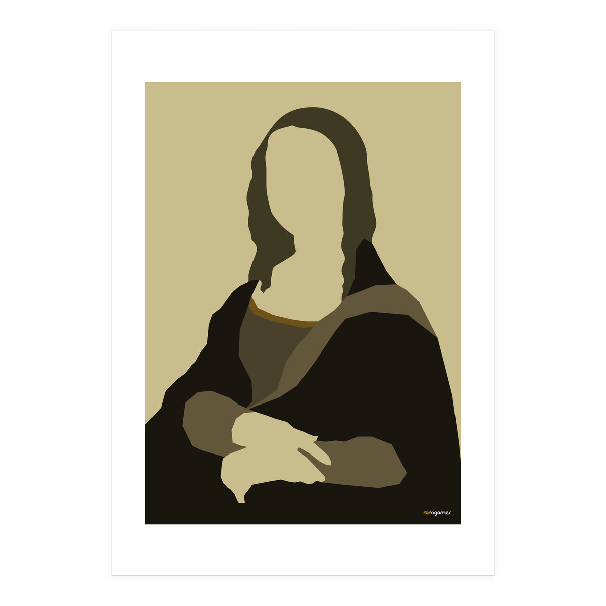 Monalisa Minimalist (Print Only)