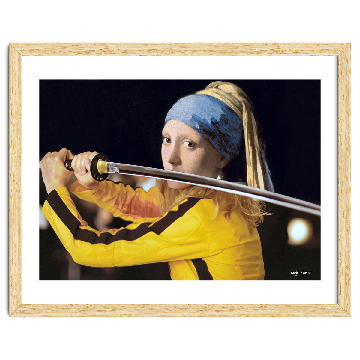 Vermeer's Girl with a Pearl Earring & Beatrix Kiddo From Kill Bill