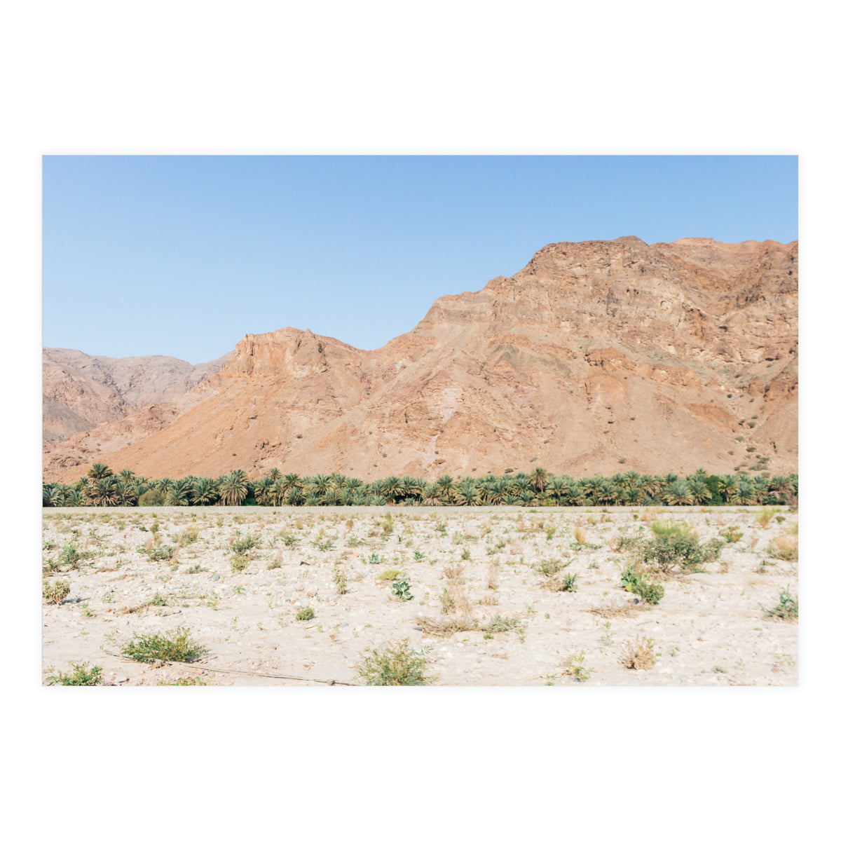Middle East Desert Road (Print Only)