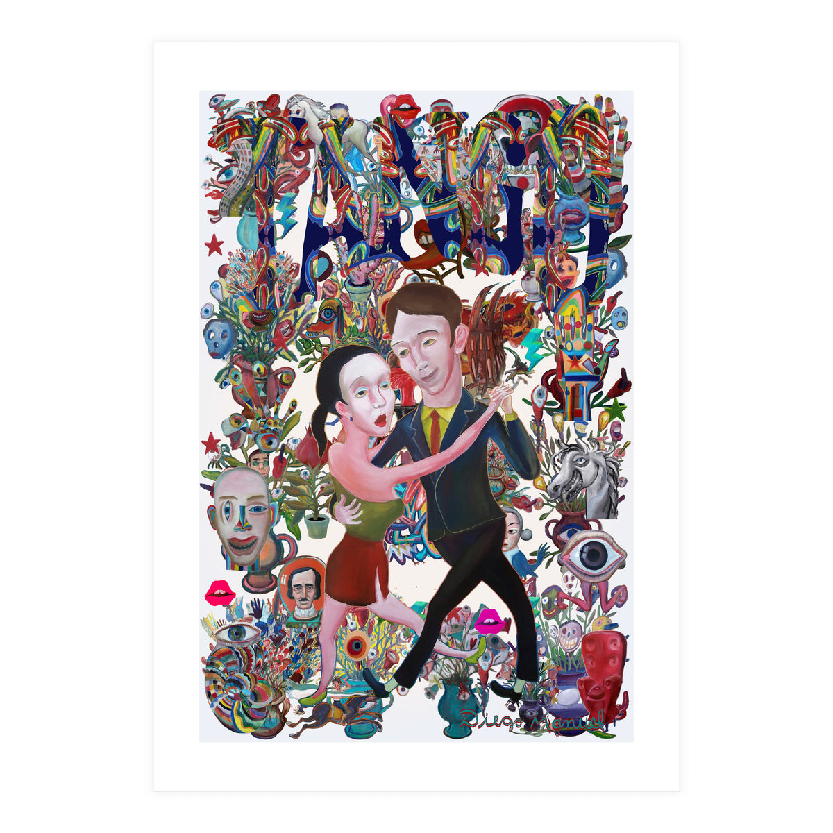 Tango Nuevo Tapiz 5 (Print Only)