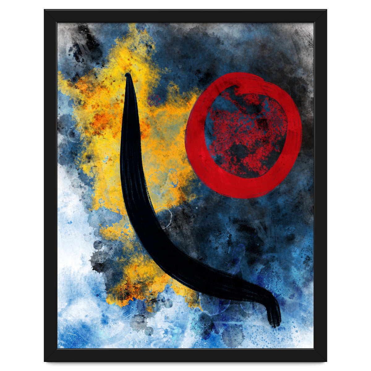 Abstract Calligraphy in the universe