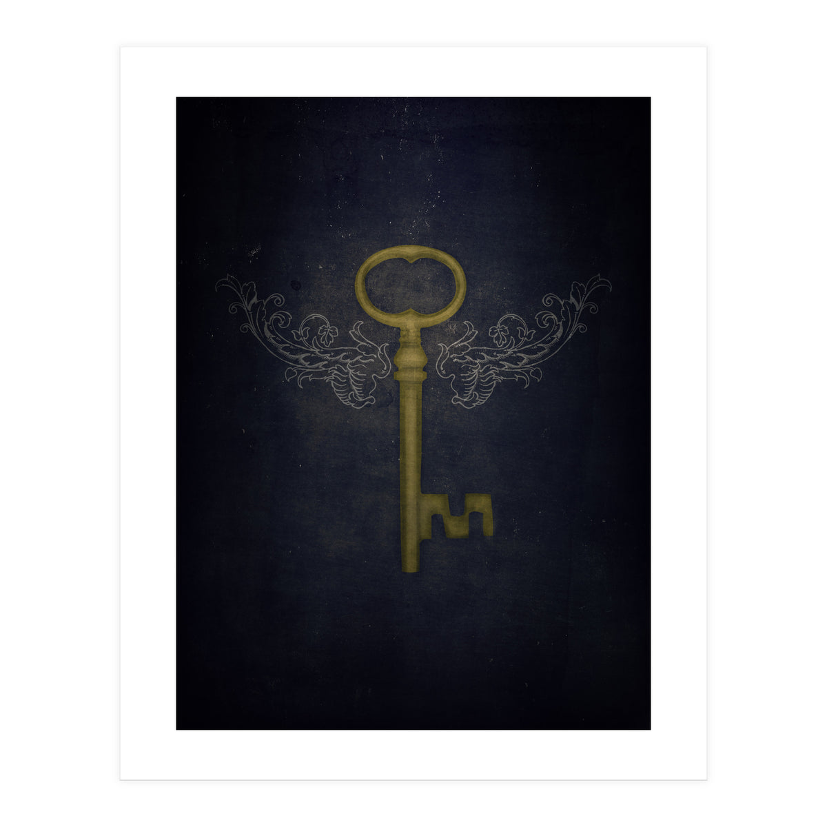 Winged Key (Print Only)