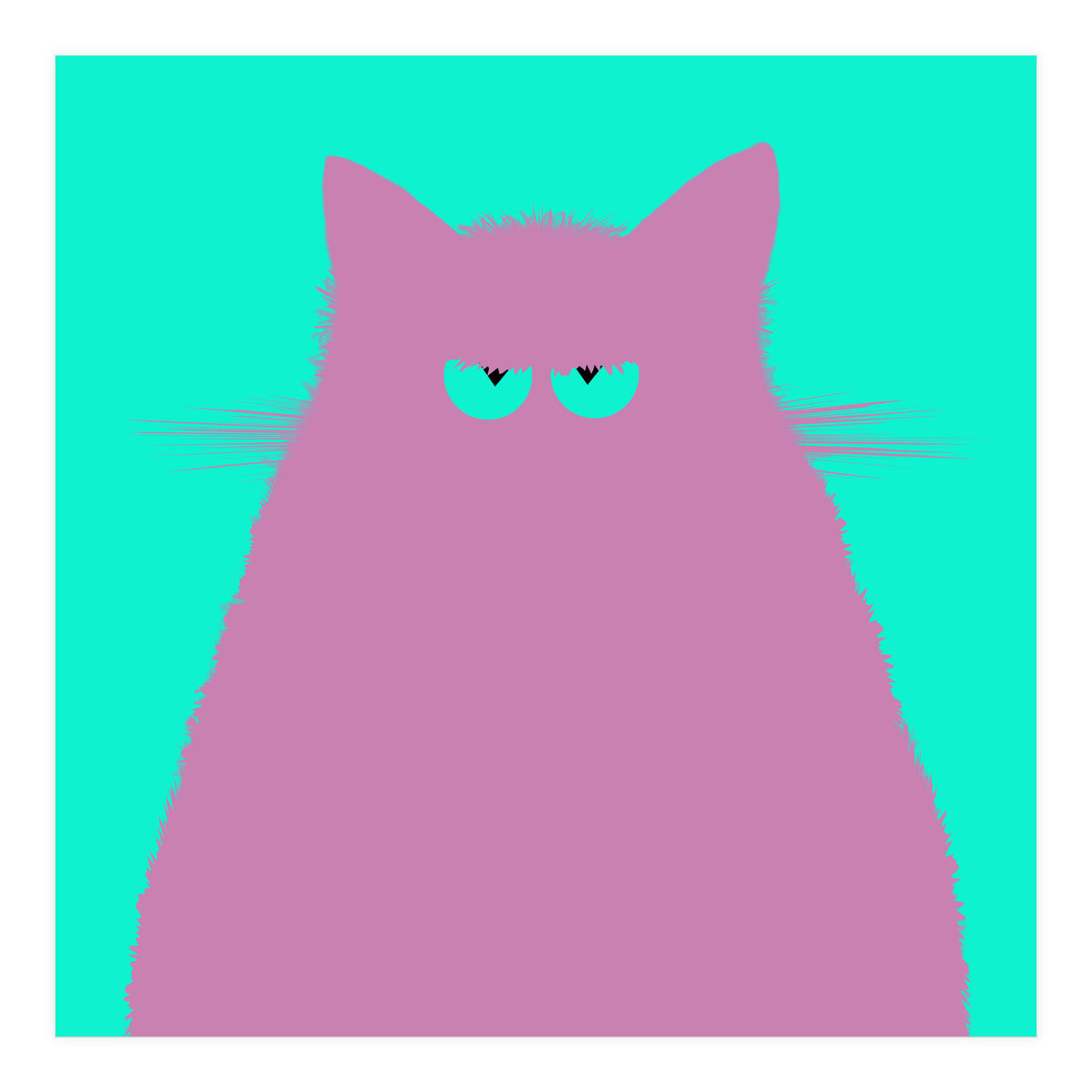Lilac Cat  (Print Only)