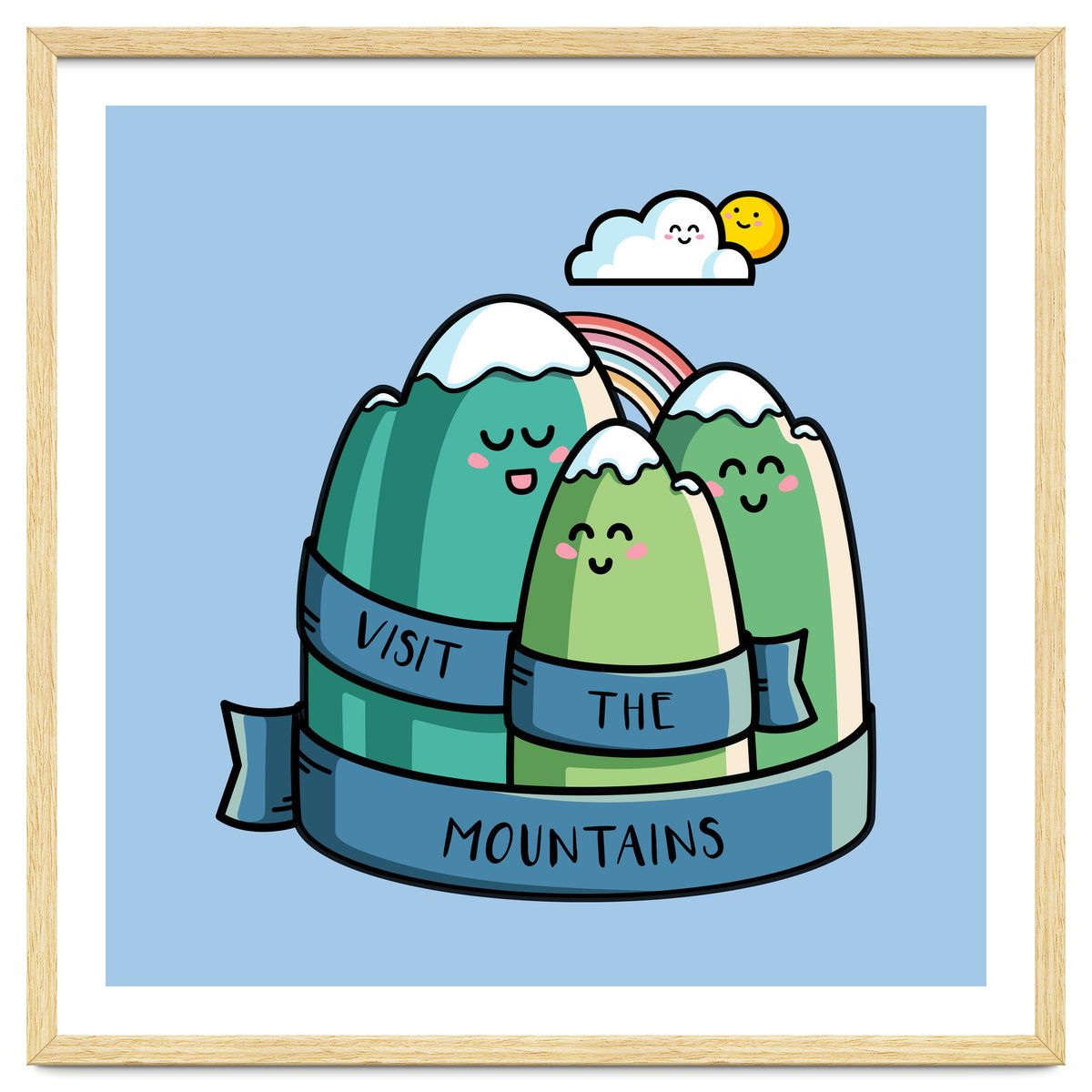 Kawaii Cute Visit the mountains