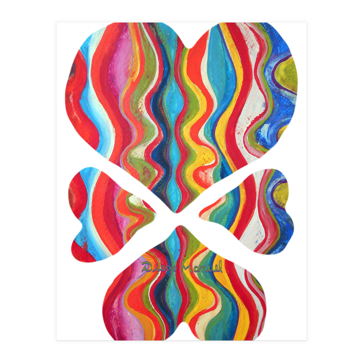 4 Corazones 13  (Print Only)