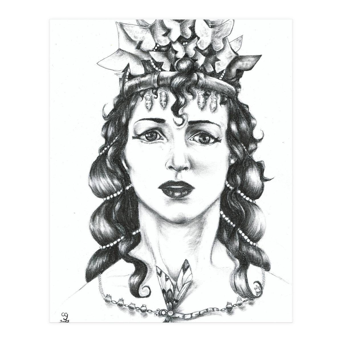 Butterfly Crowned Priestess (Print Only)