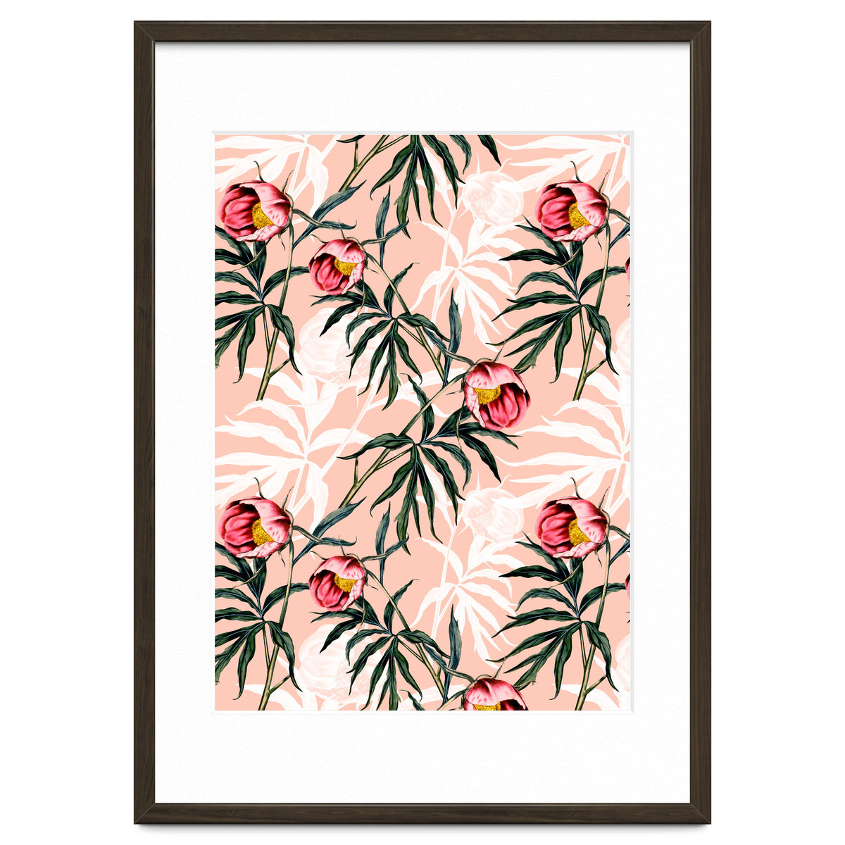 Flowery blooming pink