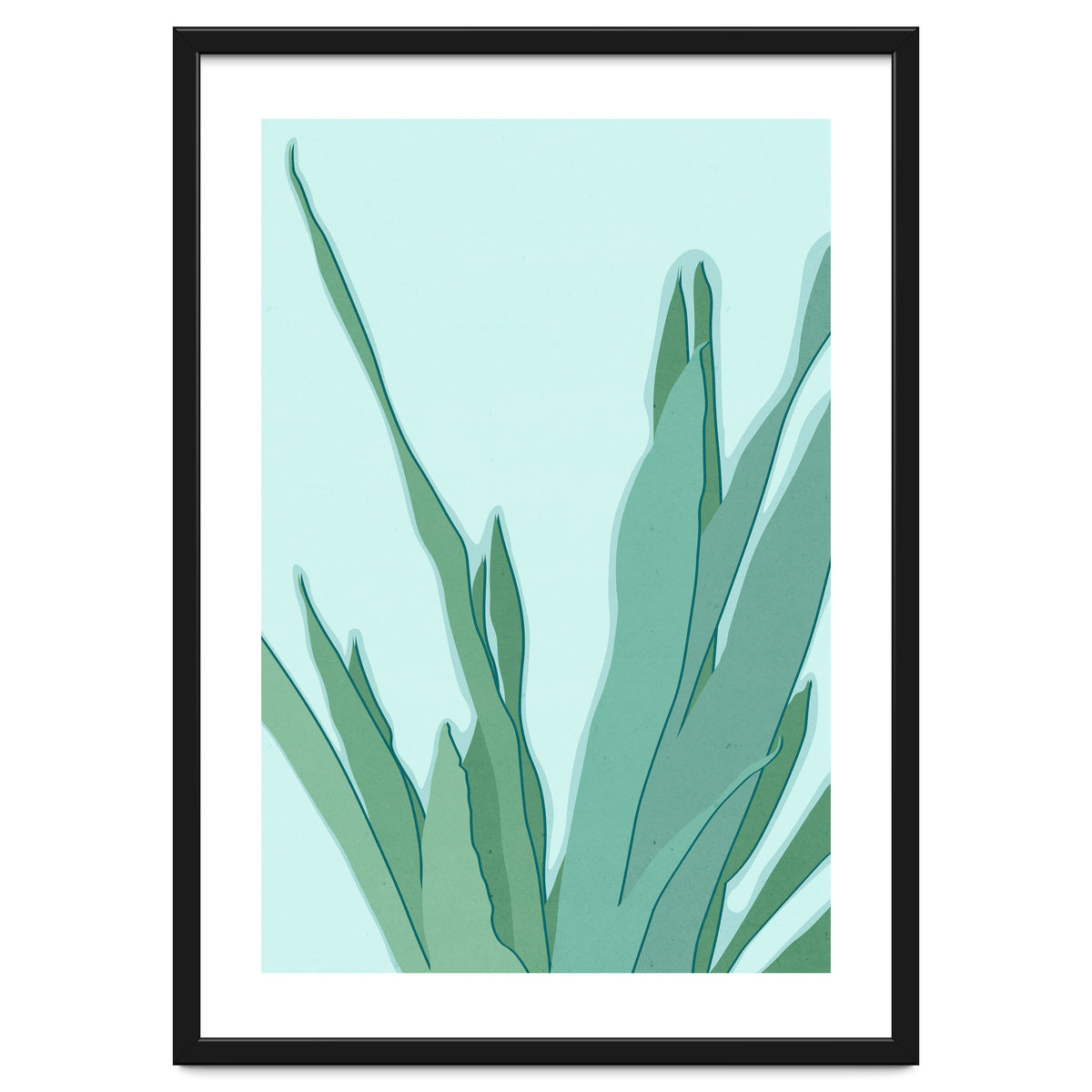 Minimal Snake Plant Leaves - Greener Eden