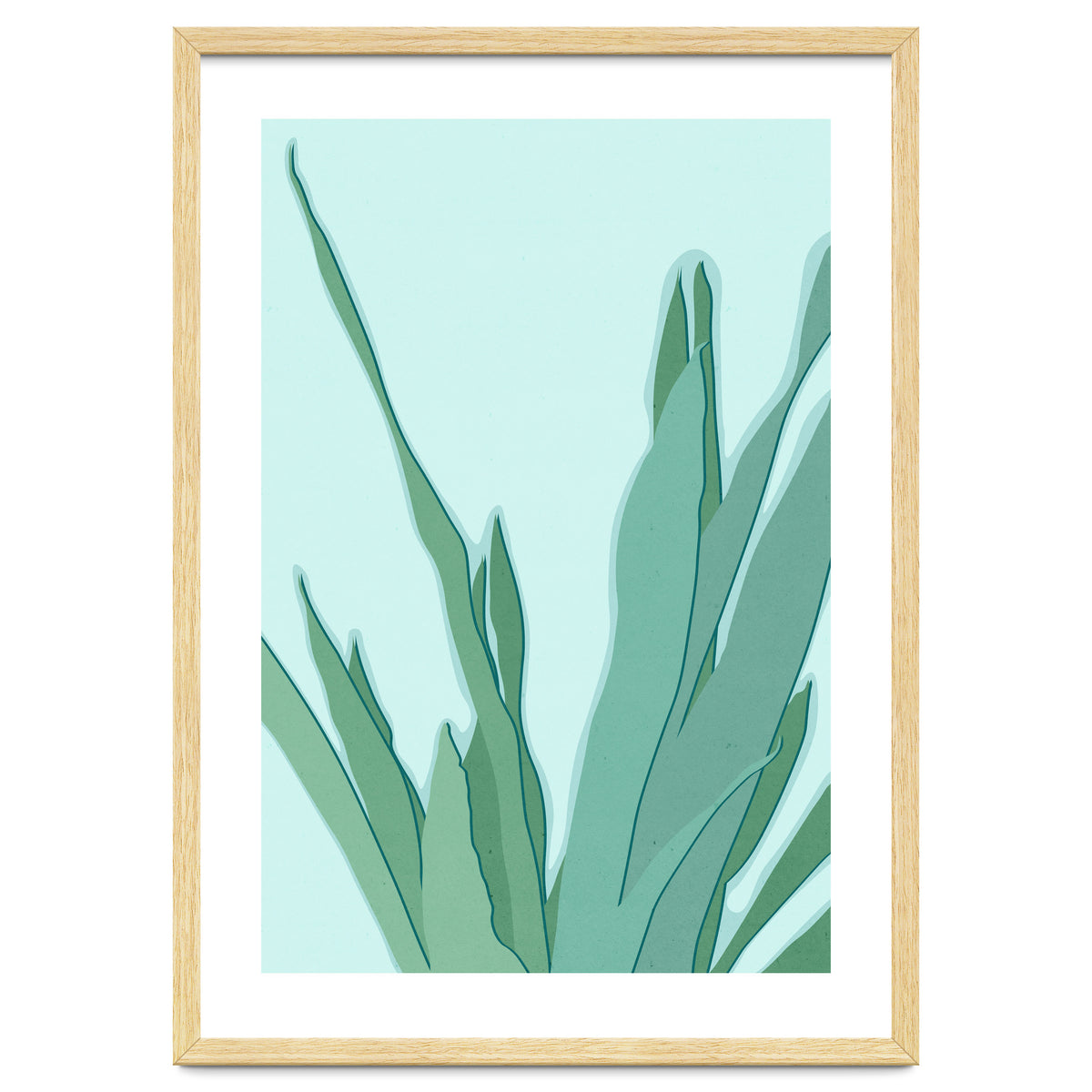 Minimal Snake Plant Leaves - Greener Eden