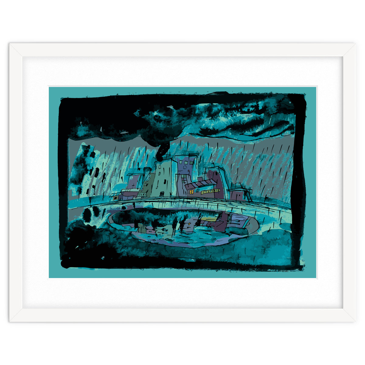 Autumn Rain in the Old City