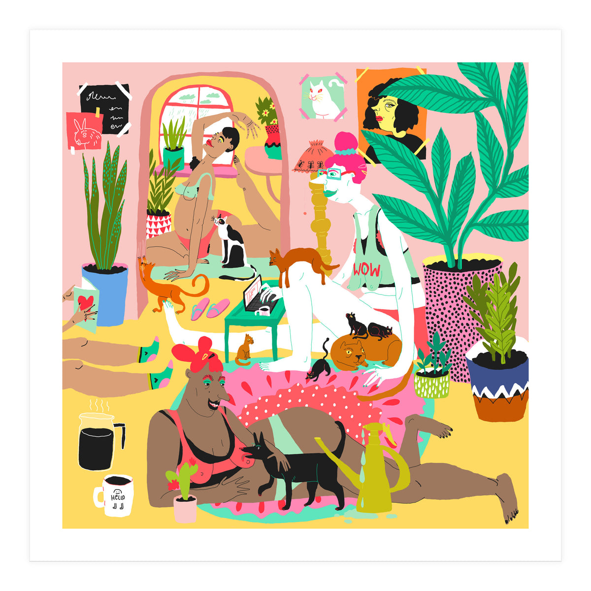 Staying At Home Together (Print Only)