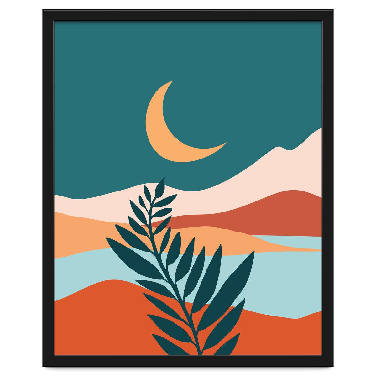 Moonlit Mediterranean