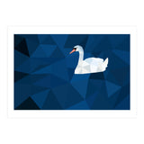 Swan In Water Artwork (Print Only) thumbnail