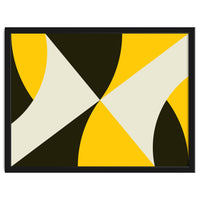 Geometric Shapes No. 4 - yellow, black & white