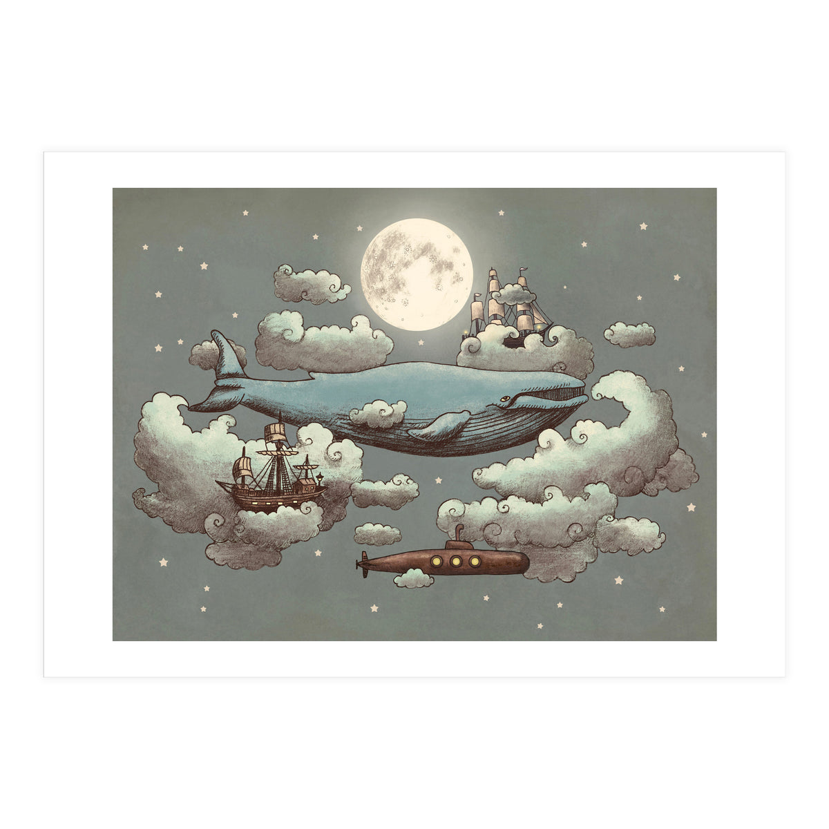 Ocean Meets Sky (Print Only)