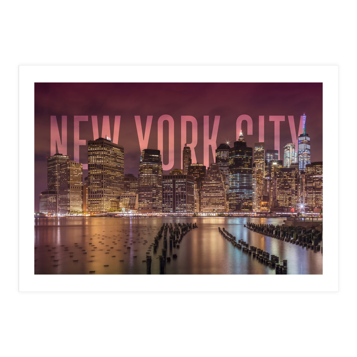 NEW YORK CITY Skyline  (Print Only)