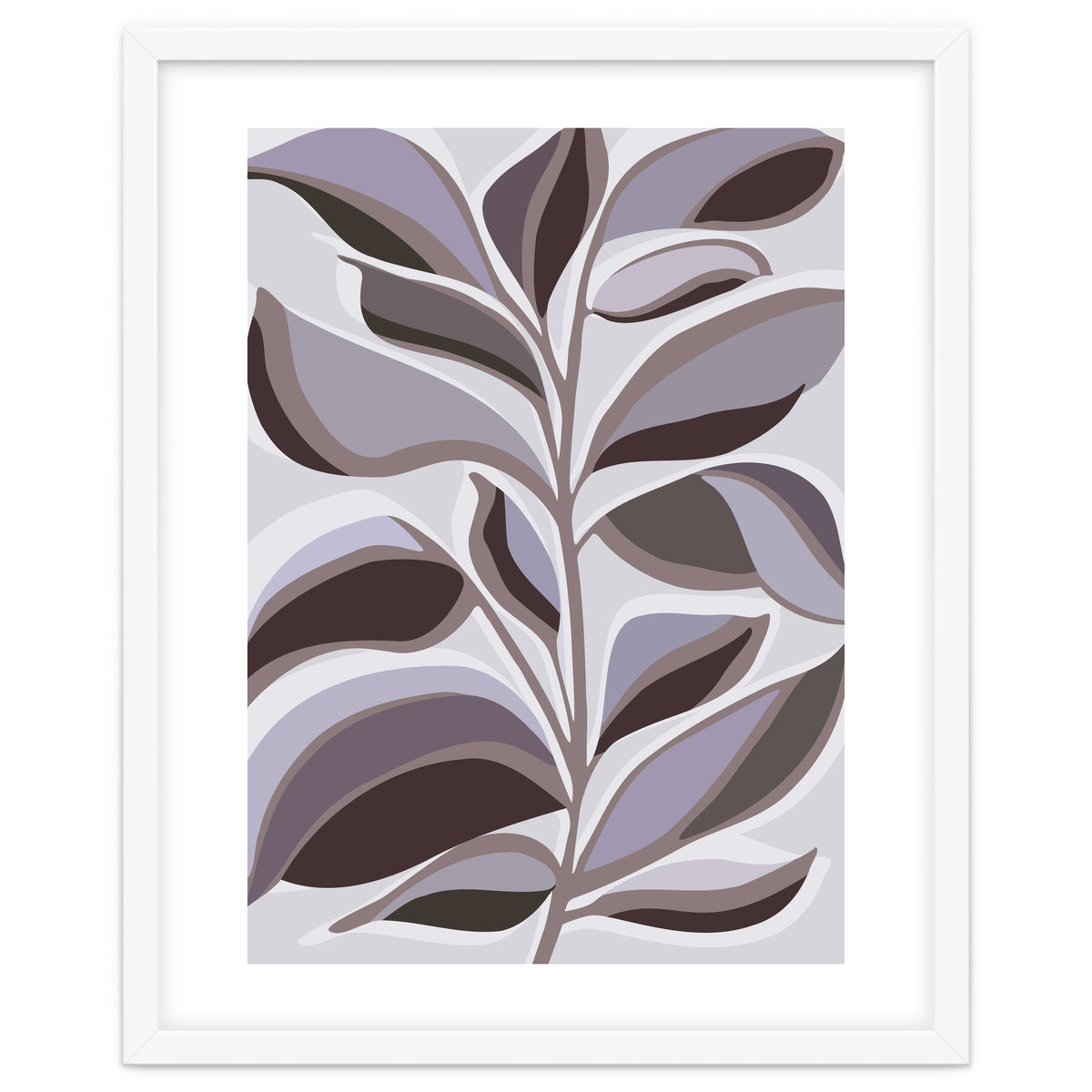 Lavender Floral Abstract