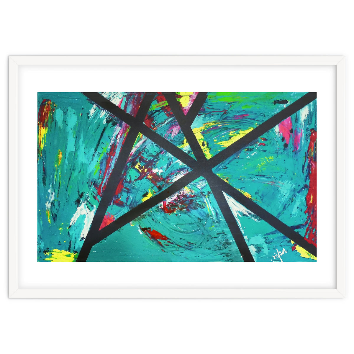 Struggle - Abstract On Canvas