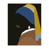 Girl with a Pearl Earring Minimalist (Print Only) thumbnail